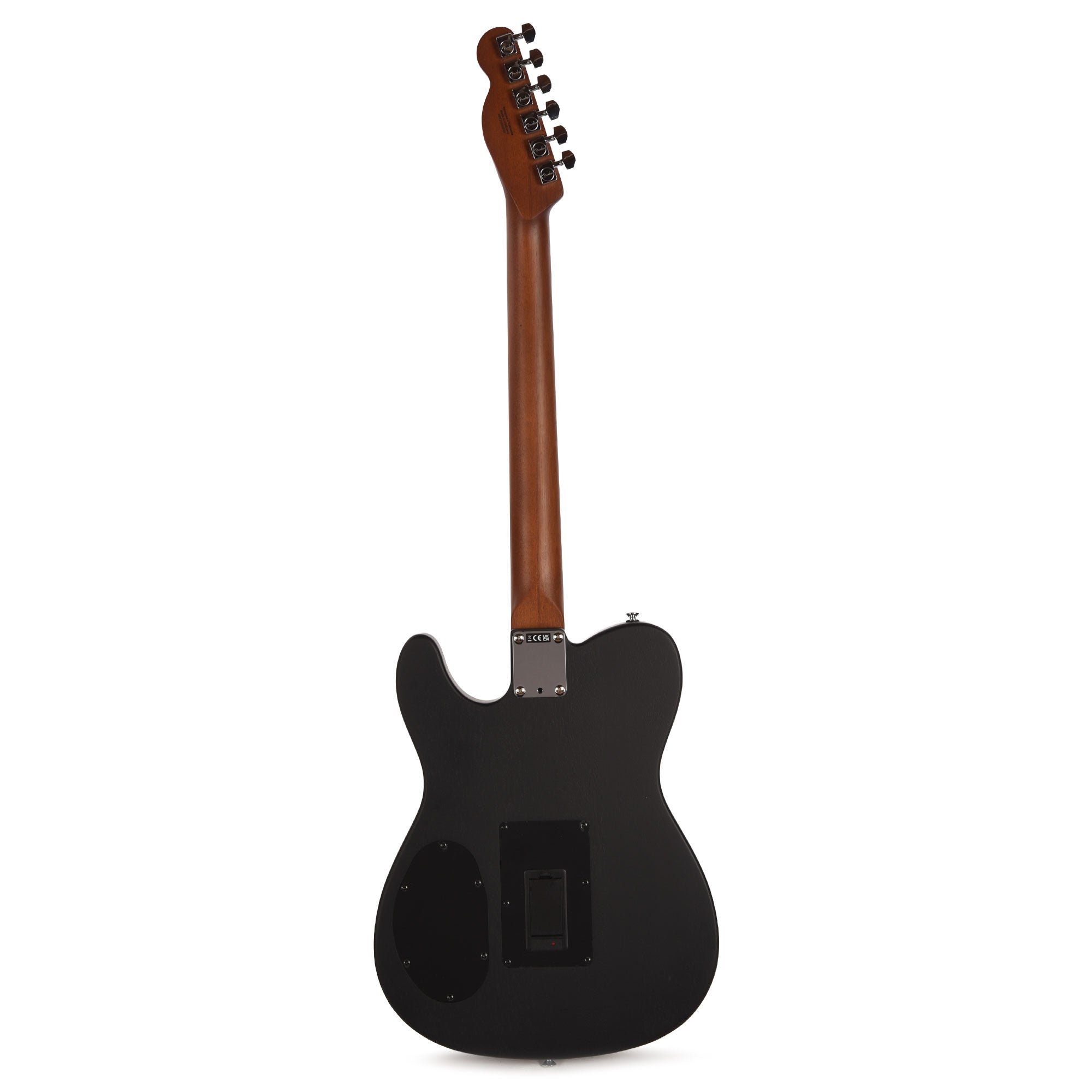 Fender Acoustasonic Standard Telecaster Black Acoustic Guitars / Built-in Electronics