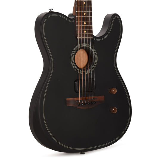 Fender Acoustasonic Standard Telecaster Black Acoustic Guitars / Built-in Electronics