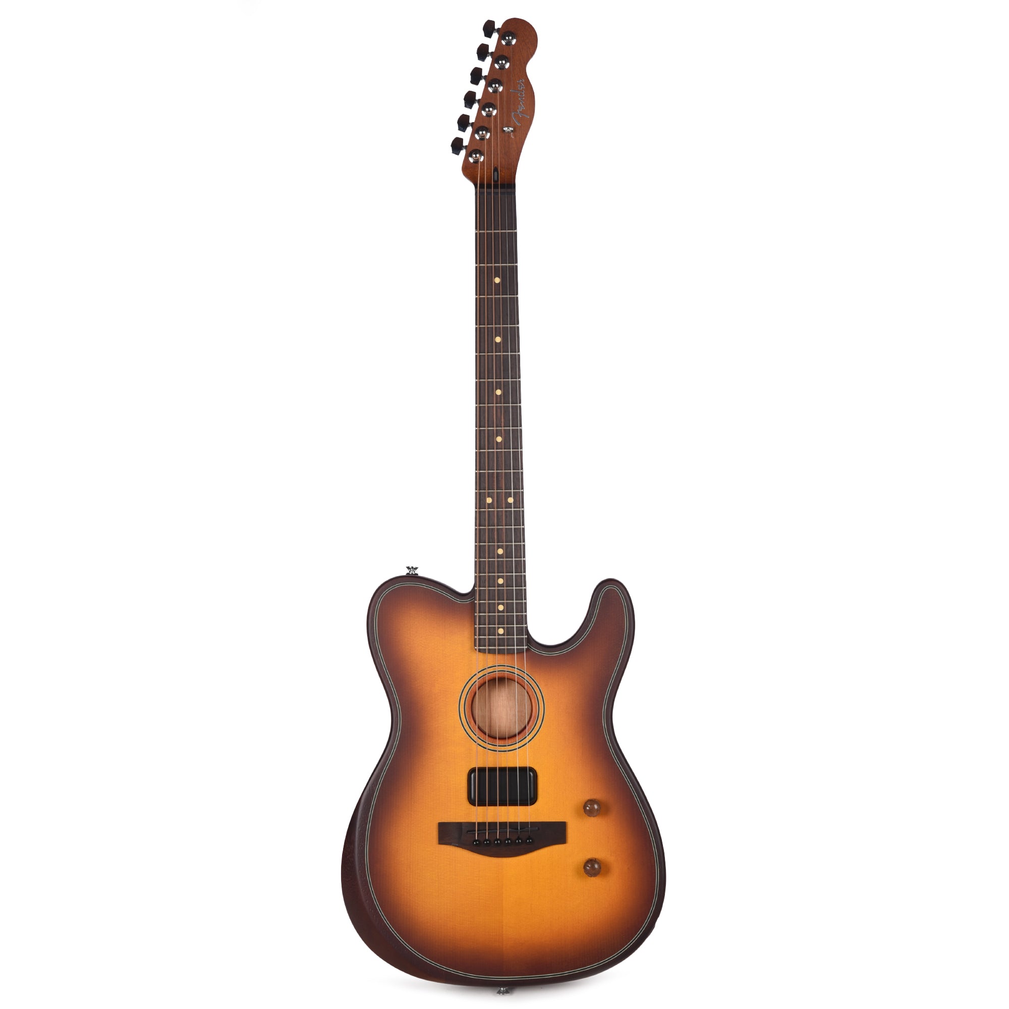 Fender Acoustasonic Standard Telecaster Honey Burst Acoustic Guitars / Built-in Electronics