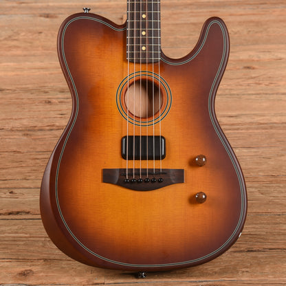 Fender Acoustasonic Standard Telecaster Sunburst Acoustic Guitars / Built-in Electronics