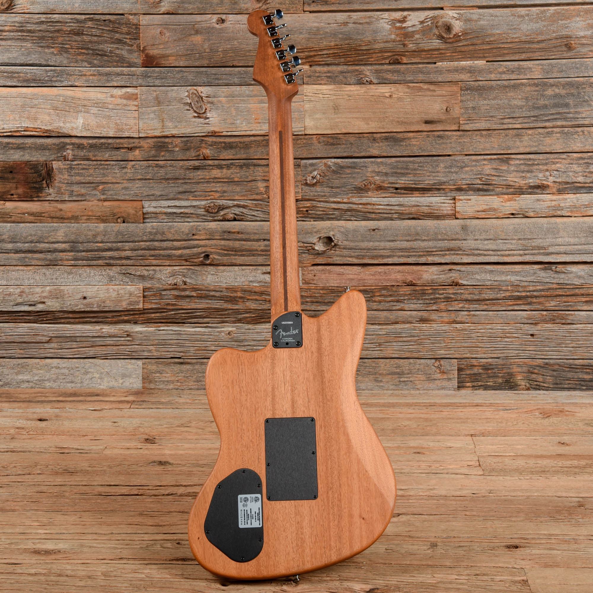 Fender American Acoustasonic Jazzmaster Black 2022 Acoustic Guitars / Built-in Electronics
