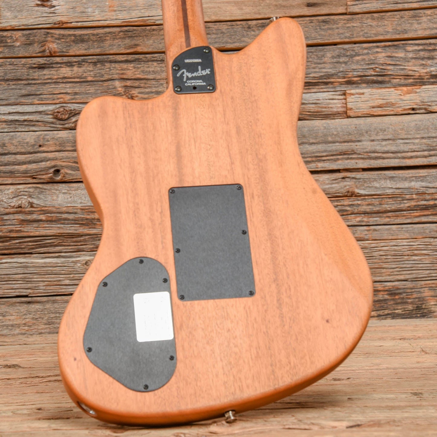 Fender American Acoustasonic Jazzmaster Black 2022 Acoustic Guitars / Built-in Electronics