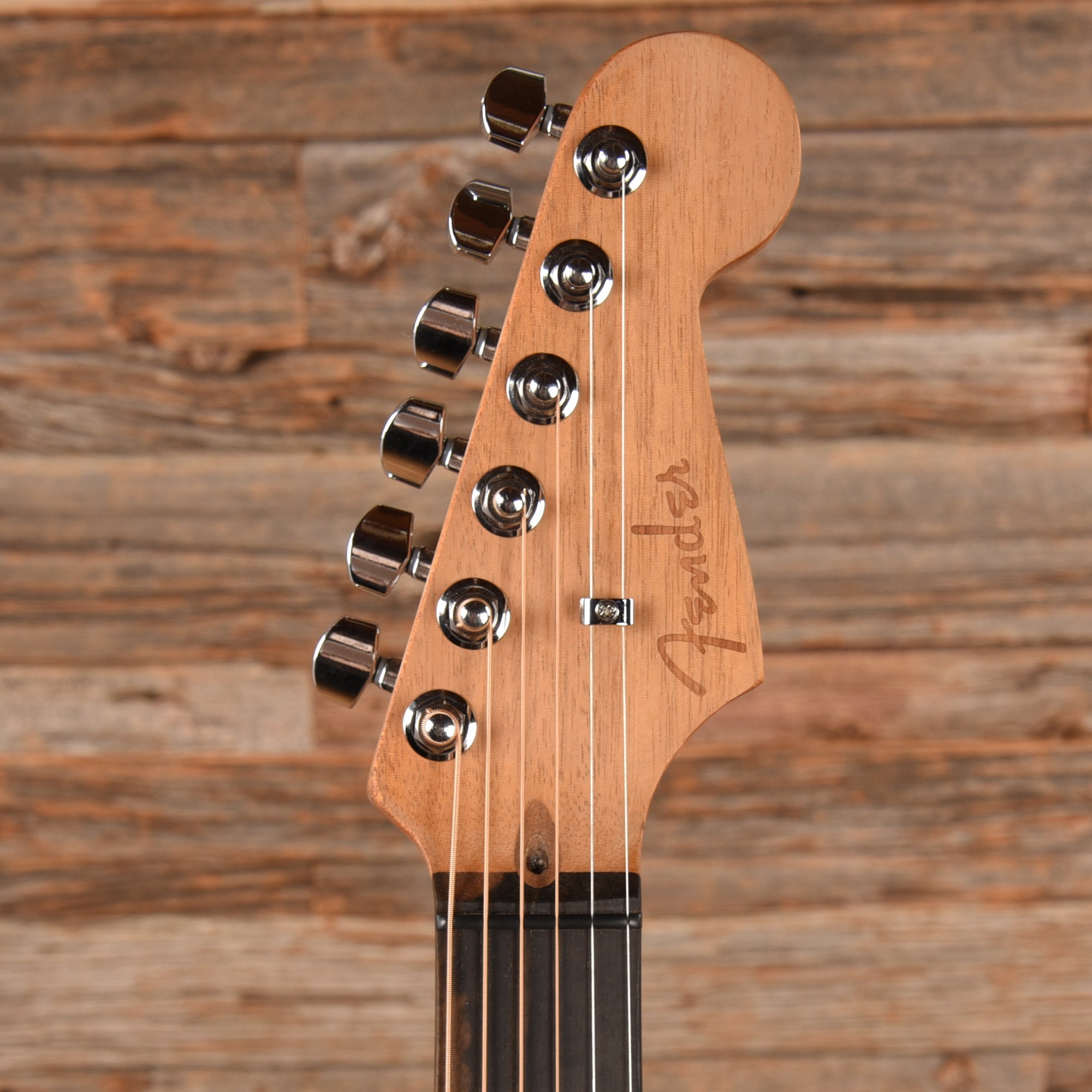 Fender American Acoustasonic Jazzmaster Black Paisley 2022 Acoustic Guitars / Built-in Electronics