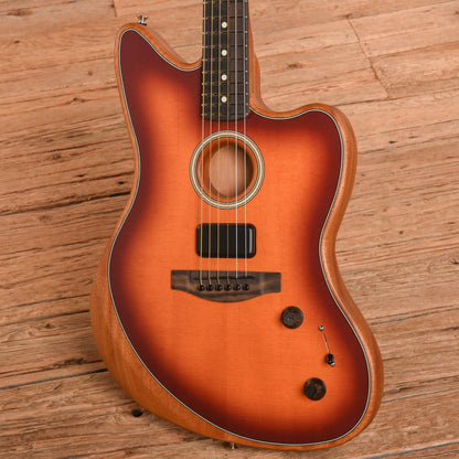 Fender American Acoustasonic Jazzmaster Sunburst 2022 Acoustic Guitars / Built-in Electronics