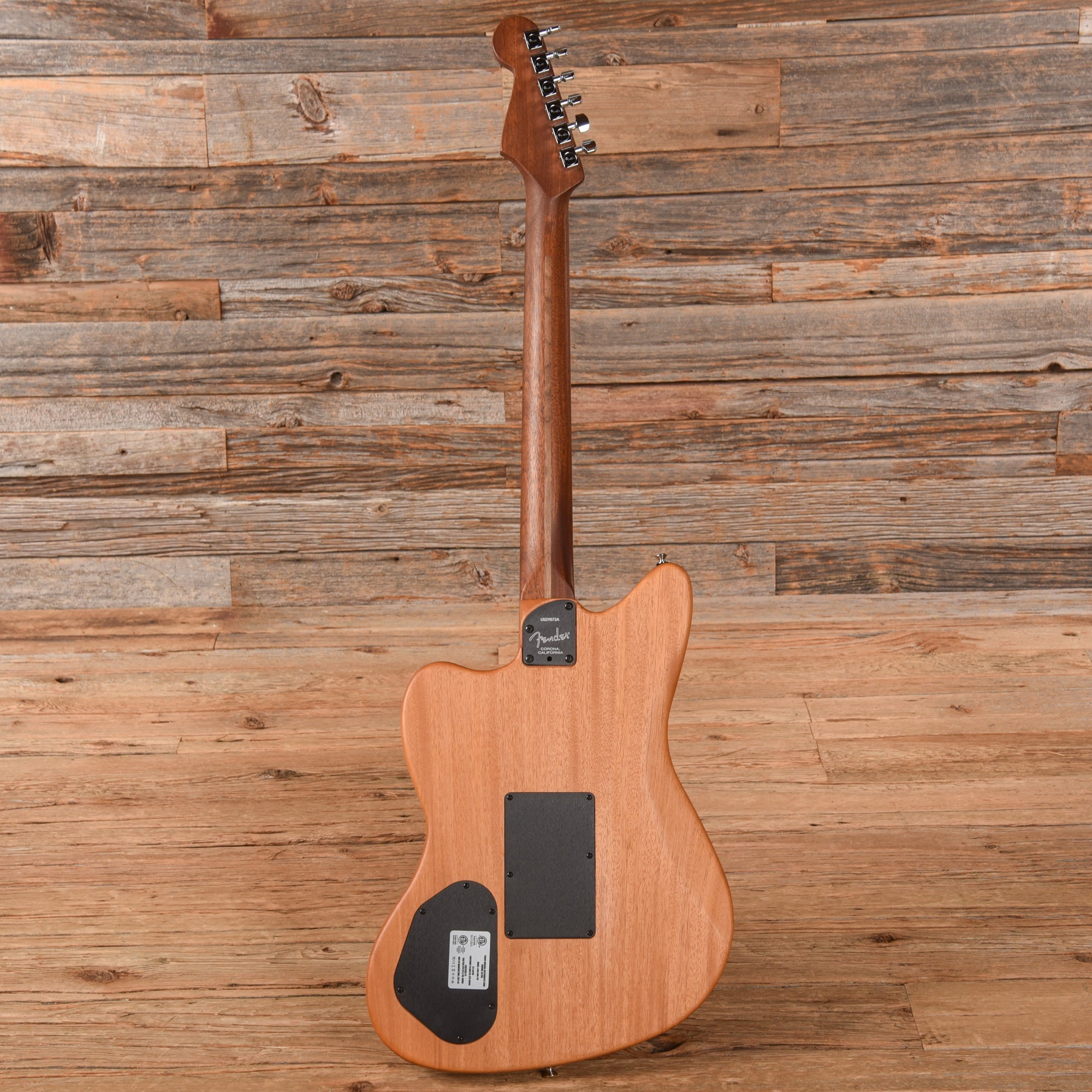 Fender American Acoustasonic Jazzmaster Tungsten 2021 Acoustic Guitars / Built-in Electronics