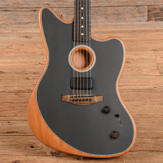 Fender American Acoustasonic Jazzmaster Tungsten 2021 Acoustic Guitars / Built-in Electronics
