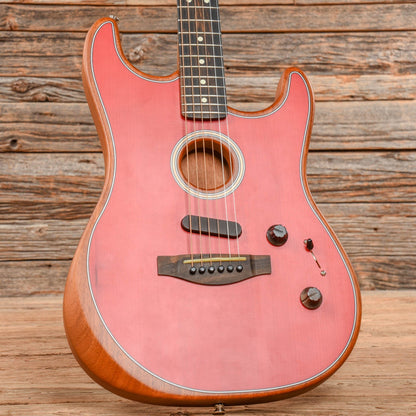 Fender American Acoustasonic Stratocaster Dakota Red 2020 Acoustic Guitars / Built-in Electronics