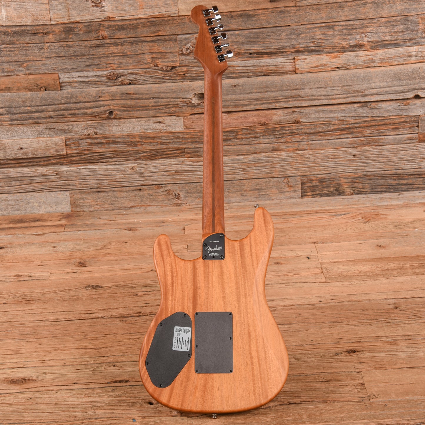 Fender American Acoustasonic Stratocaster Natural 2021 Acoustic Guitars / Built-in Electronics
