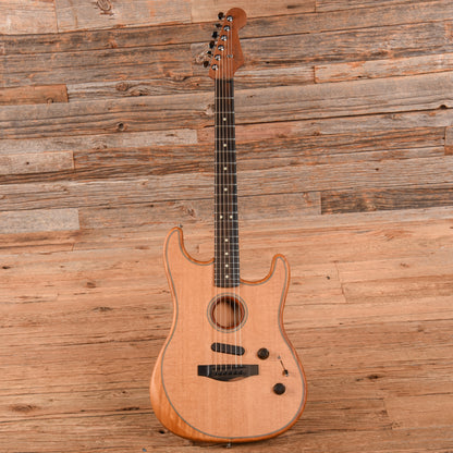 Fender American Acoustasonic Stratocaster Natural 2021 Acoustic Guitars / Built-in Electronics