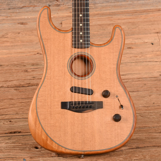 Fender American Acoustasonic Stratocaster Natural 2021 Acoustic Guitars / Built-in Electronics