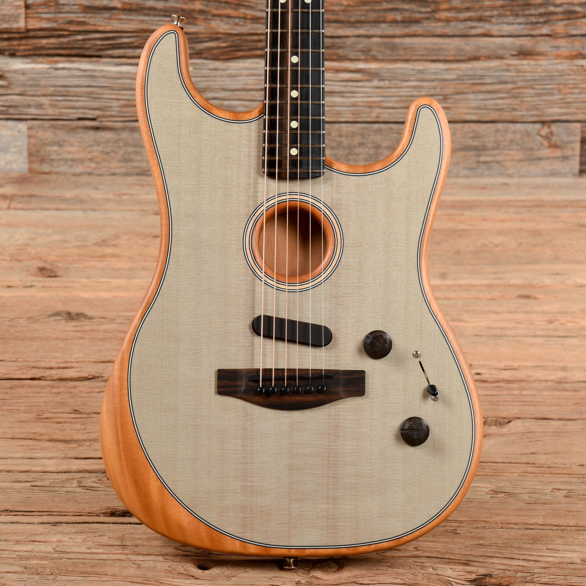 Fender American Acoustasonic Stratocaster Sonic Blue 2020 Chicago