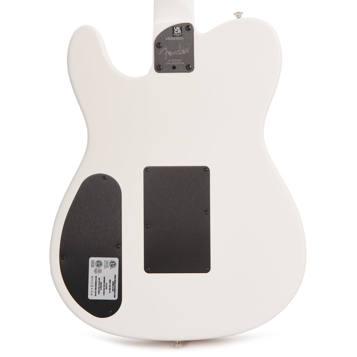 Fender Artist Limited Edition Finneas American Acoustasonic Telecaster Satin Arctic White Acoustic Guitars / Built-in Electronics