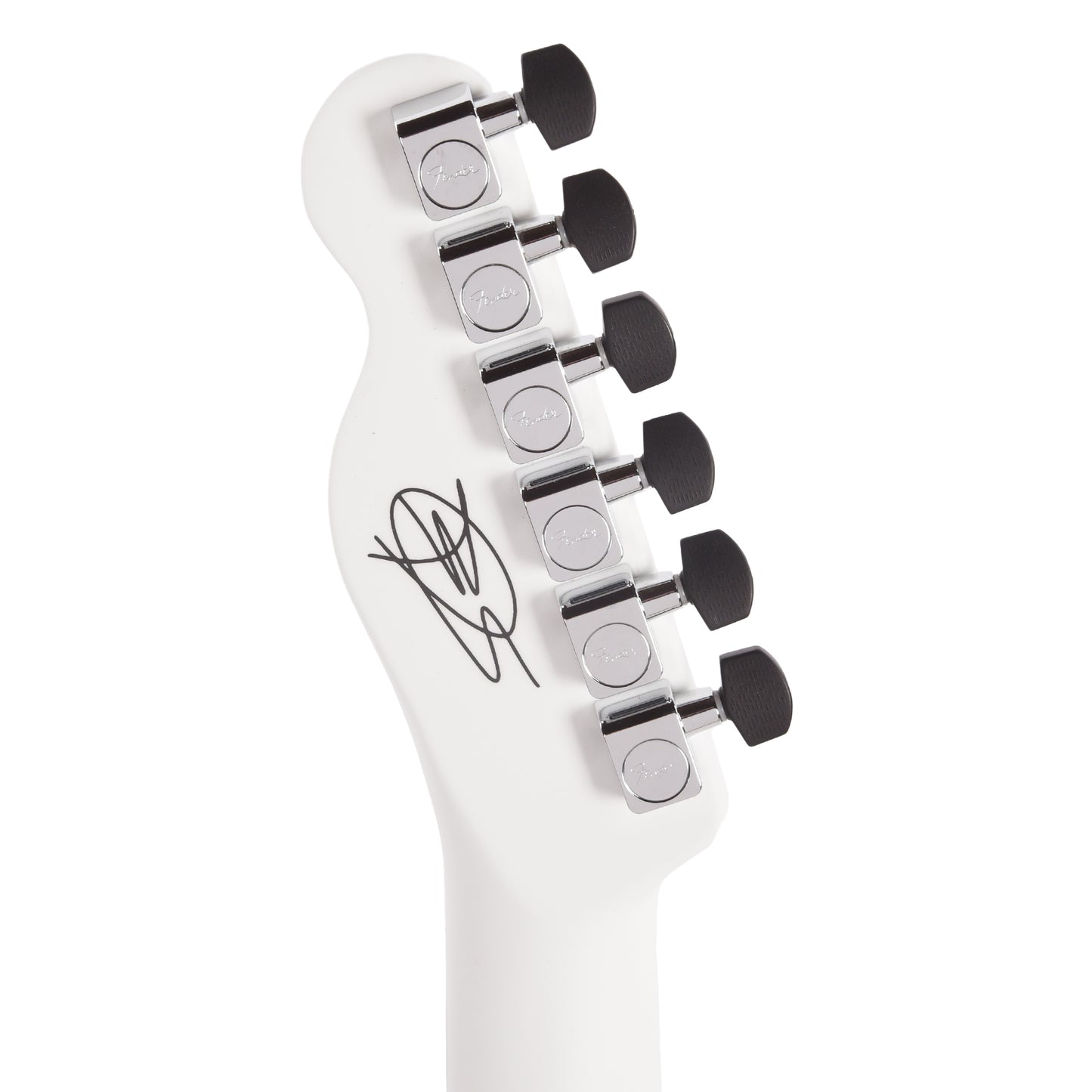 Fender Artist Limited Edition Finneas American Acoustasonic Telecaster Satin Arctic White Acoustic Guitars / Built-in Electronics