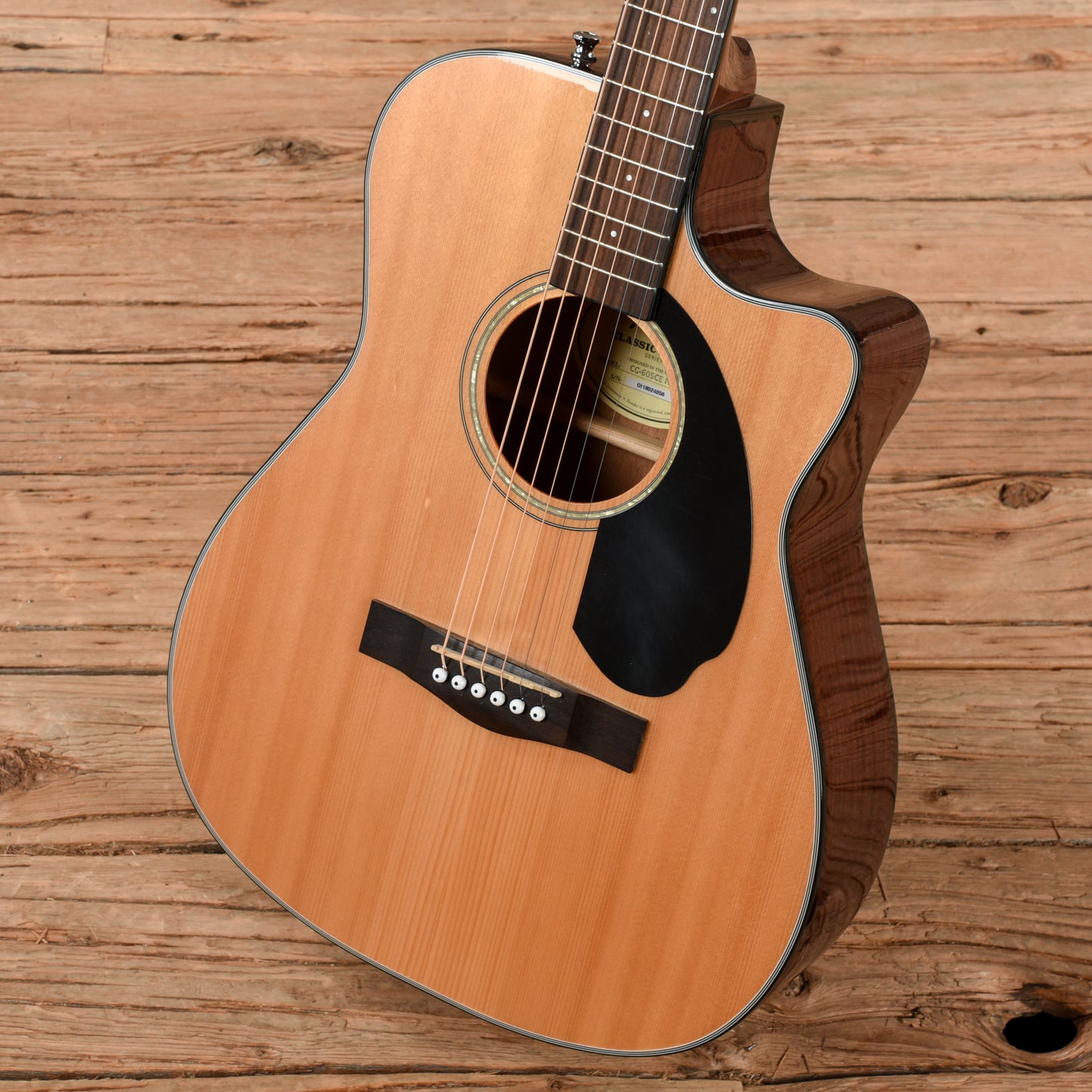 Fender CC-60SCE Natural Acoustic Guitars / Built-in Electronics
