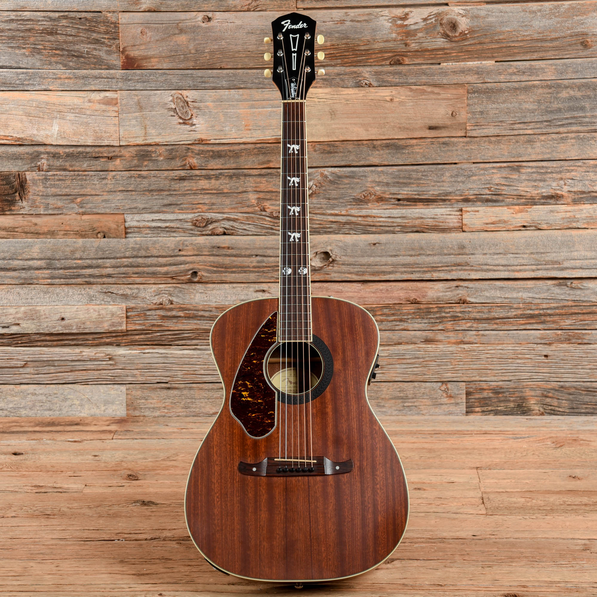 Fender Tim Armstrong Hellcat Natural  LEFTY Acoustic Guitars / Built-in Electronics