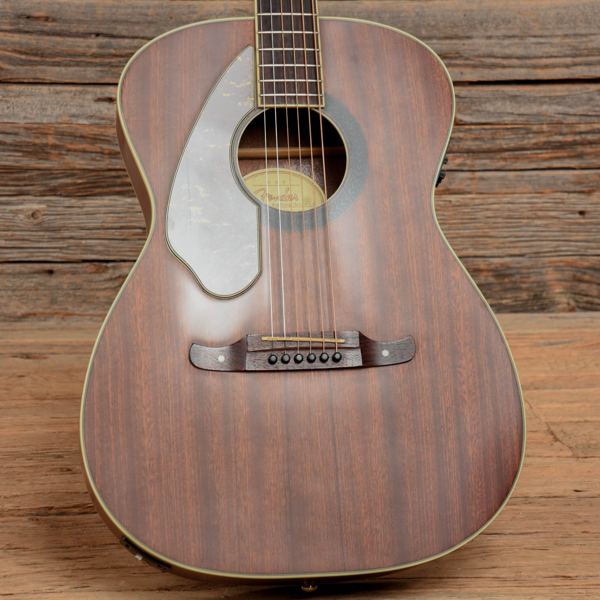 Fender Tim Armstrong Hellcat Natural  LEFTY Acoustic Guitars / Built-in Electronics