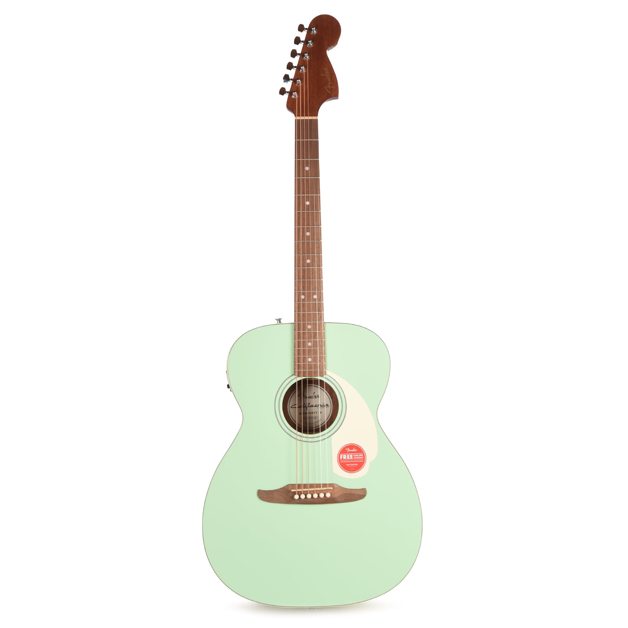 Fender California Standard Monterey E Surf Green Acoustic Guitars / Concert