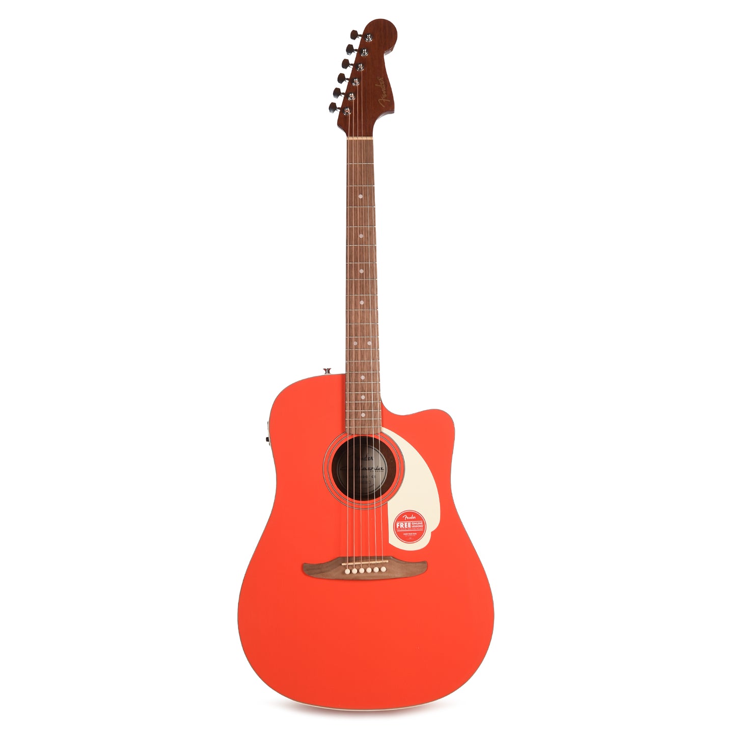 Fender California Standard Redondo CE Fiesta Red Acoustic Guitars / Concert