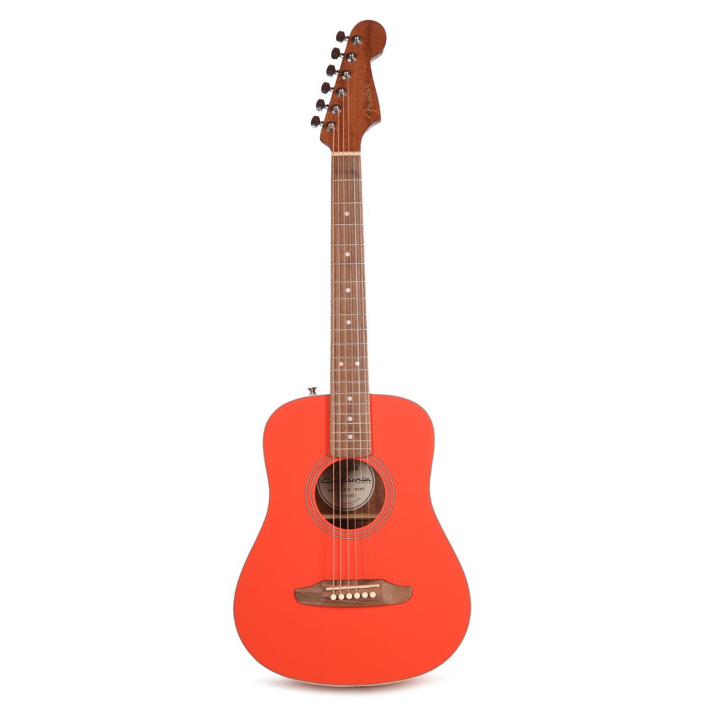 Fender California Standard Redondo Mini Fiesta Red Acoustic Guitars / Concert