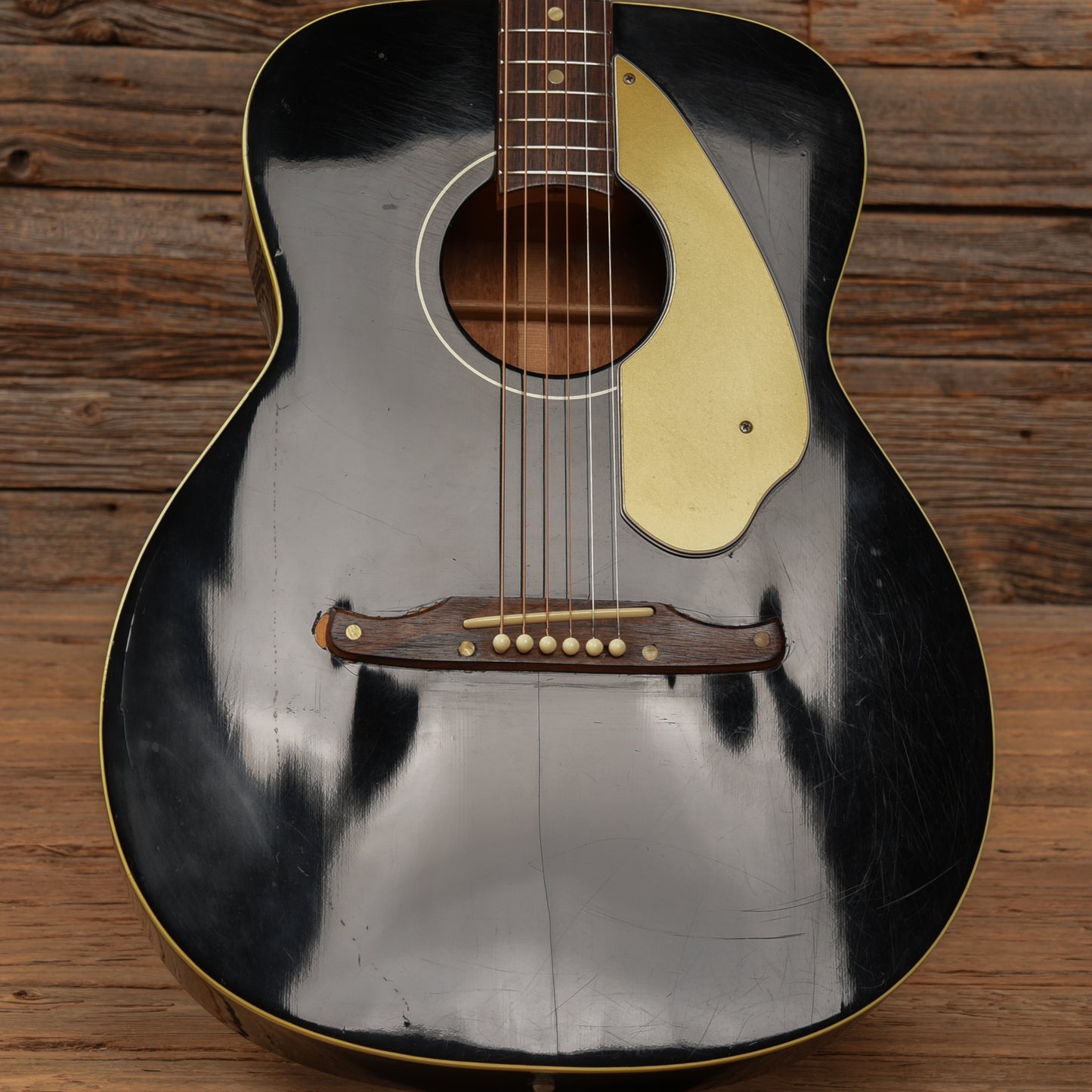 Fender Malibu Black 1967 Acoustic Guitars / Concert