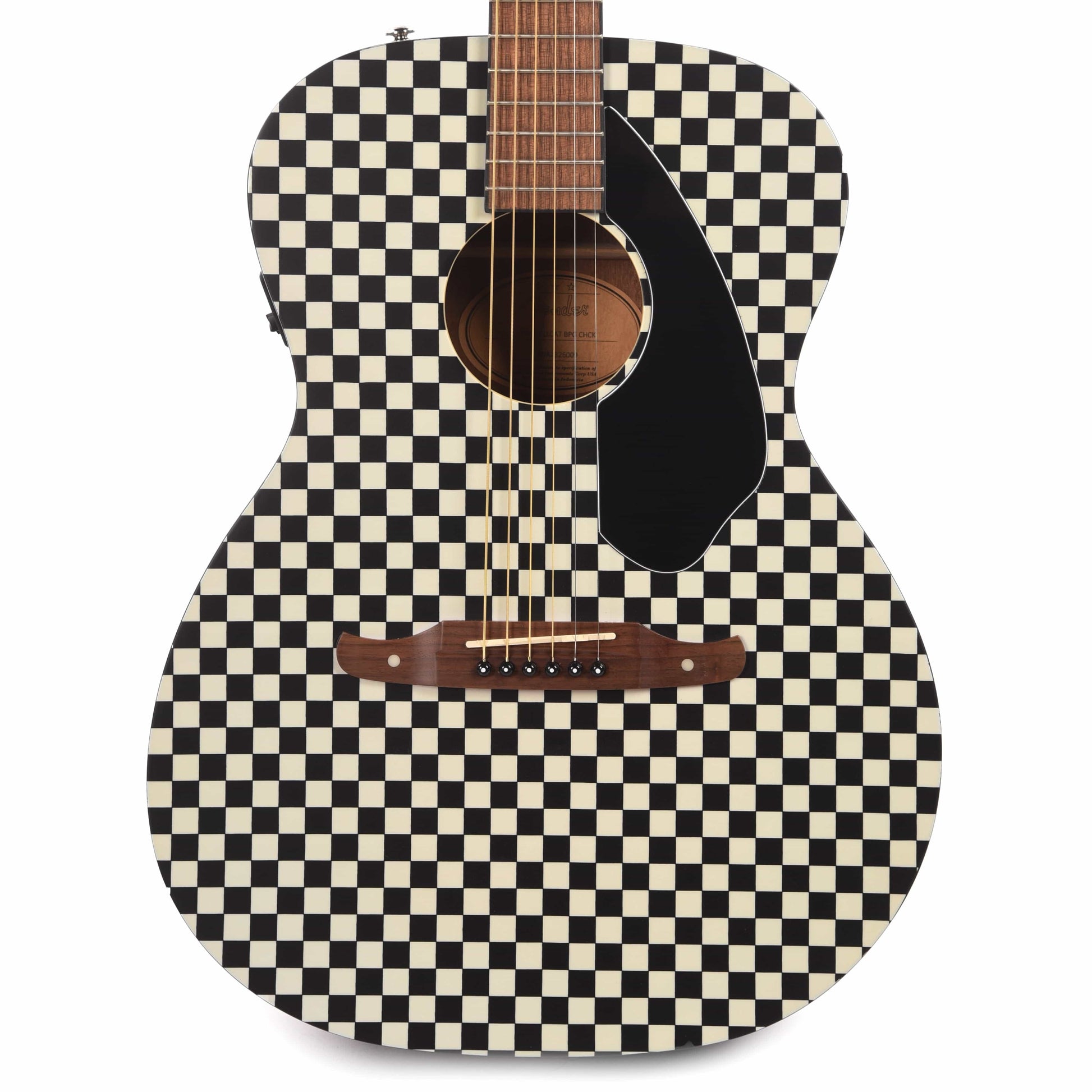 Fender Tim Armstrong Hellcat Checkerboard Acoustic Guitars / Concert