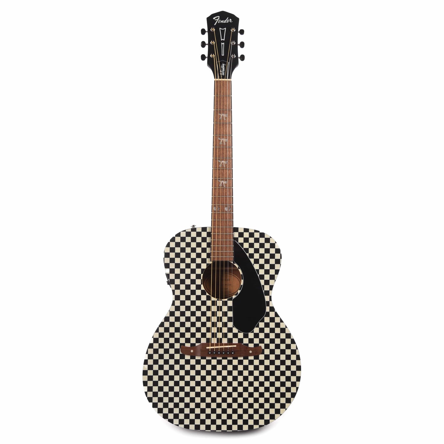 Fender Tim Armstrong Hellcat Checkerboard Acoustic Guitars / Concert