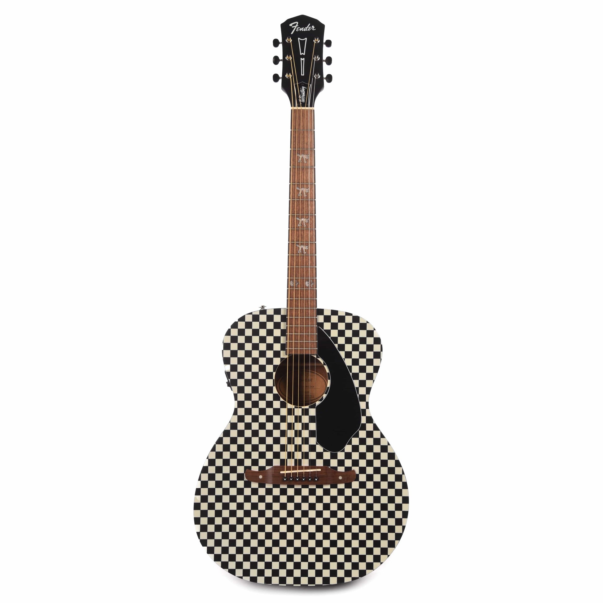 Fender Tim Armstrong Hellcat Checkerboard Acoustic Guitars / Concert