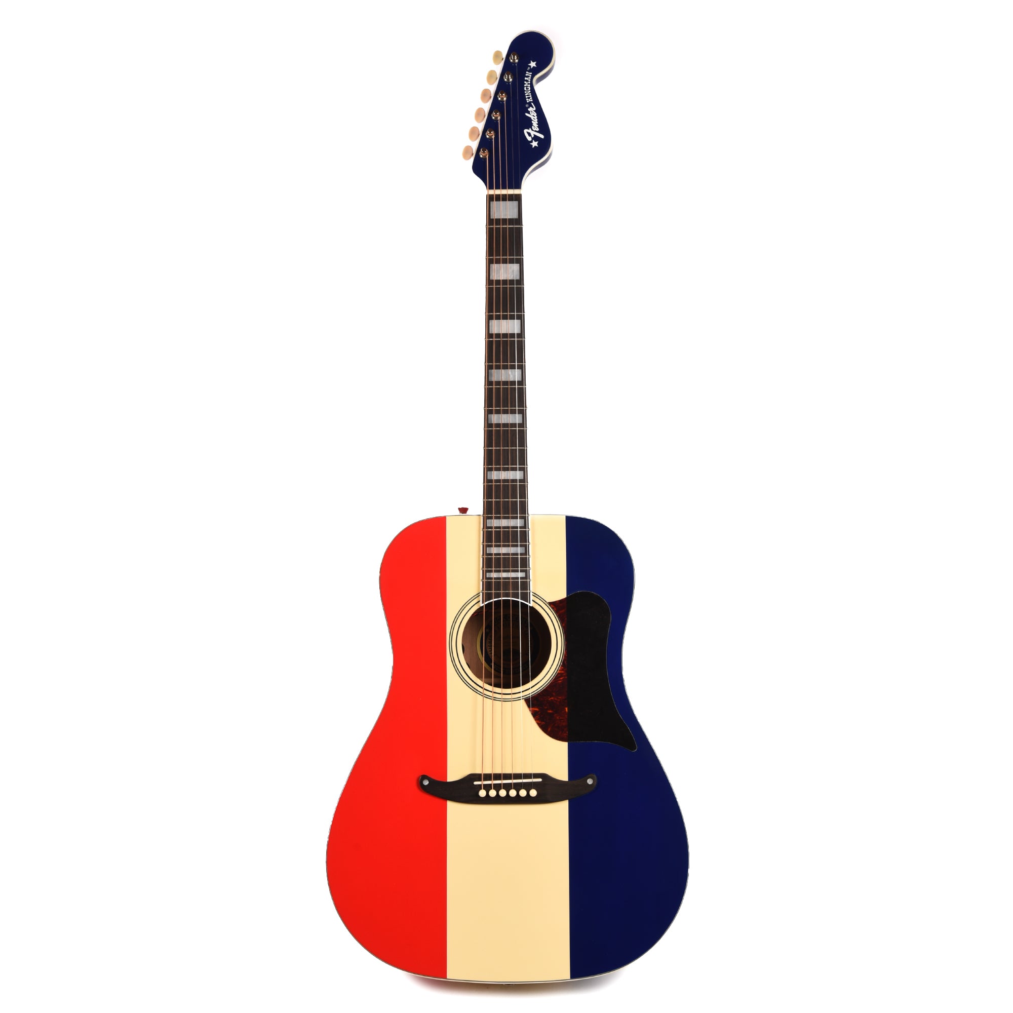 Fender Artist Buck Owens Kingman Red, White and Blue Acoustic Guitars / Dreadnought