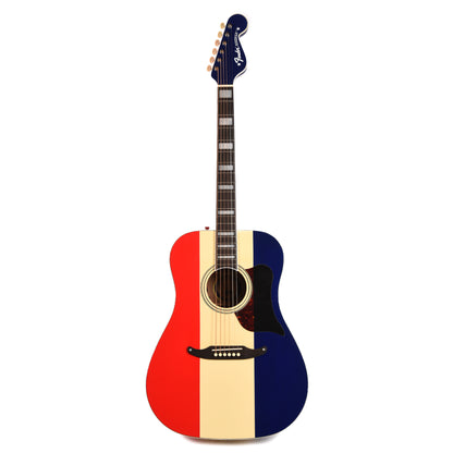 Fender Artist Buck Owens Kingman Red, White and Blue Acoustic Guitars / Dreadnought