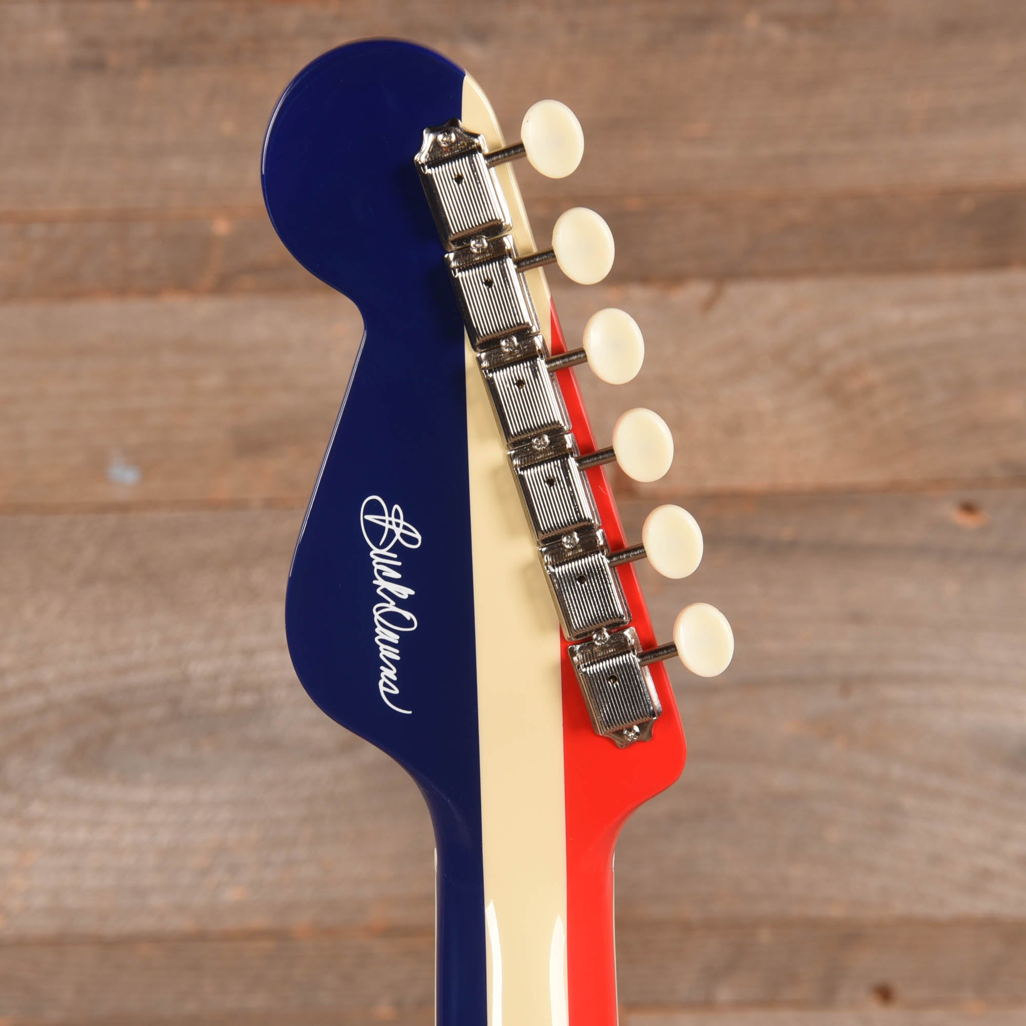 Fender Artist Buck Owens Kingman Red, White and Blue Acoustic Guitars / Dreadnought