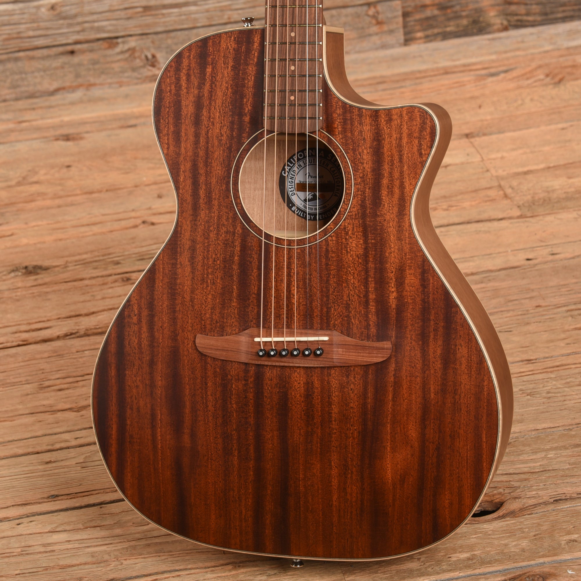 Fender California Series Newporter Special Brown Acoustic Guitars / Dreadnought
