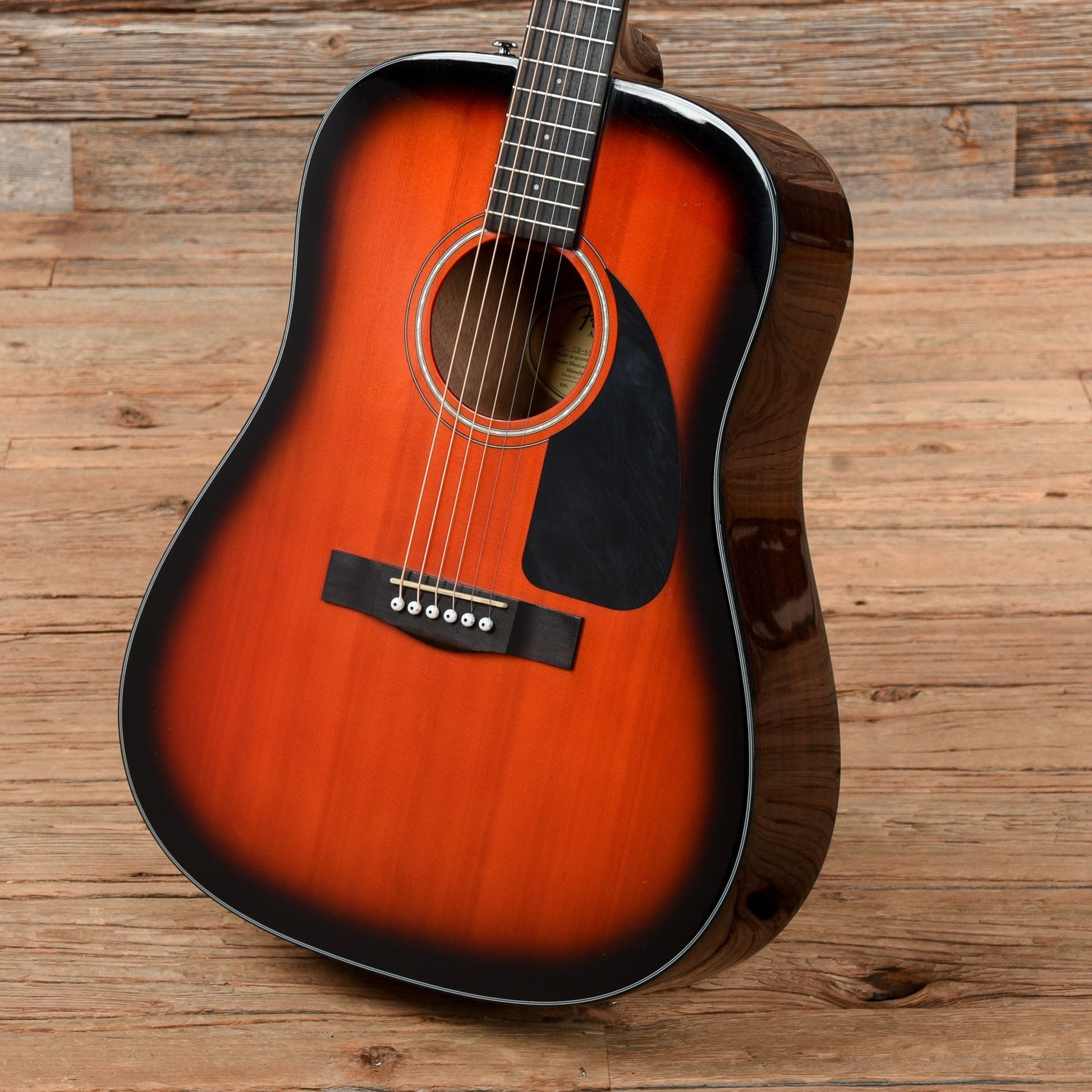 Fender CD-60 Sunburst 2014 Acoustic Guitars / Dreadnought