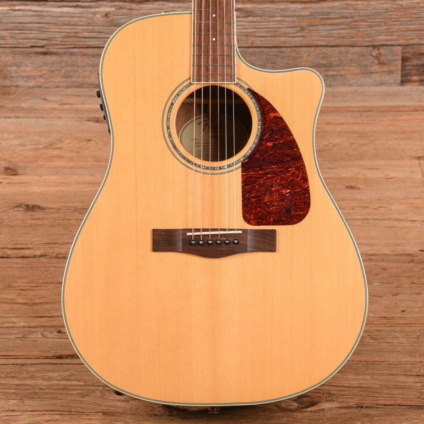 Fender DG200SCE Natural Acoustic Guitars / Dreadnought