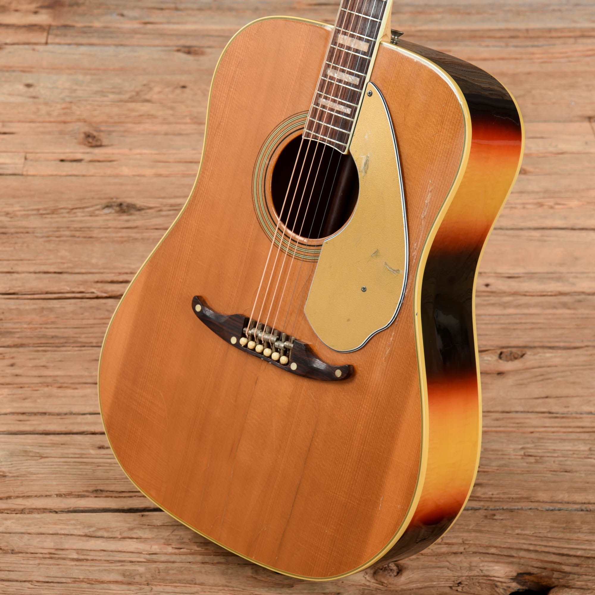 Fender Kingman Sunburst 1970 Acoustic Guitars / Dreadnought