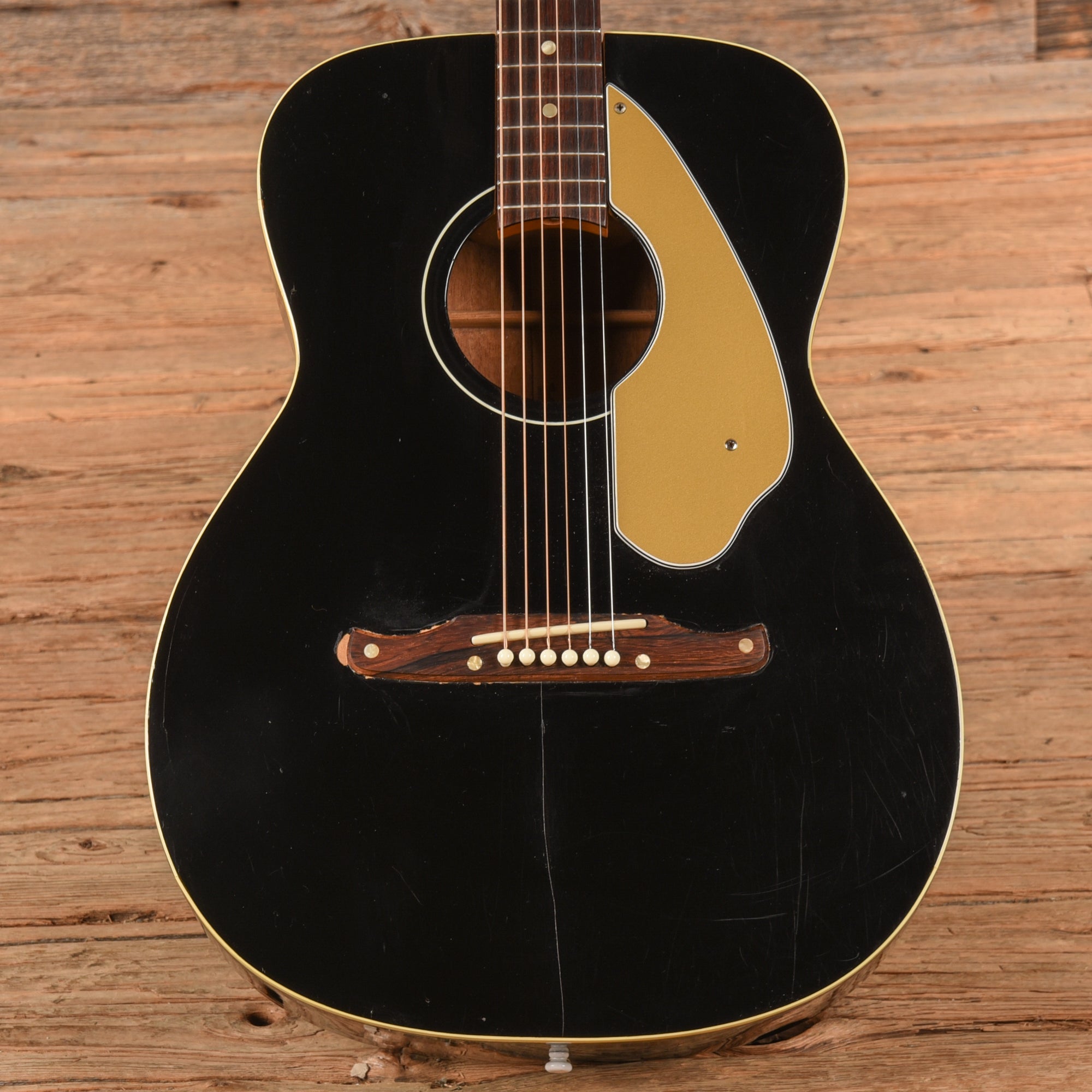 Fender Malibu Black 1967 Acoustic Guitars / Dreadnought