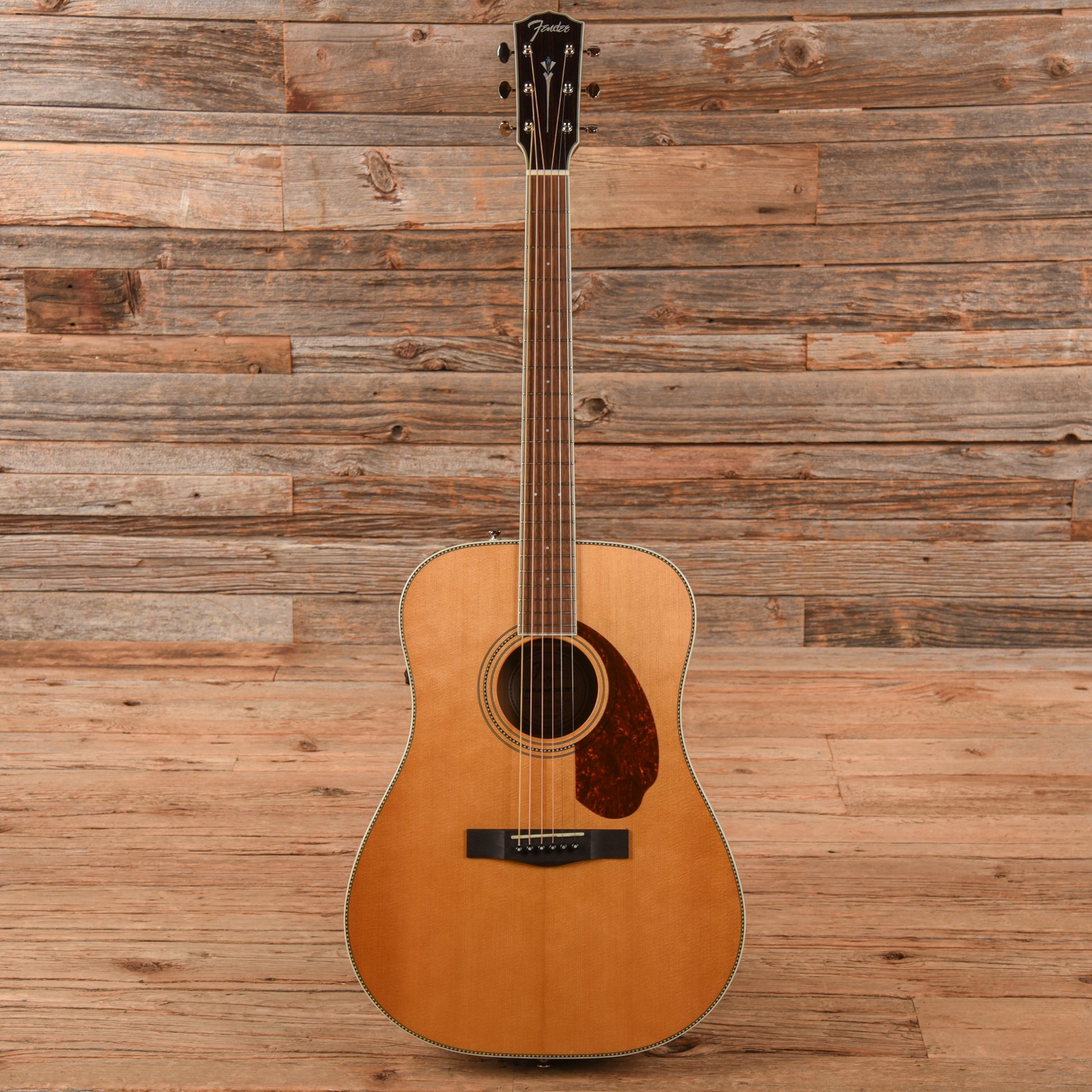 Fender Paramount PM-1E Standard Natural Acoustic Guitars / Dreadnought
