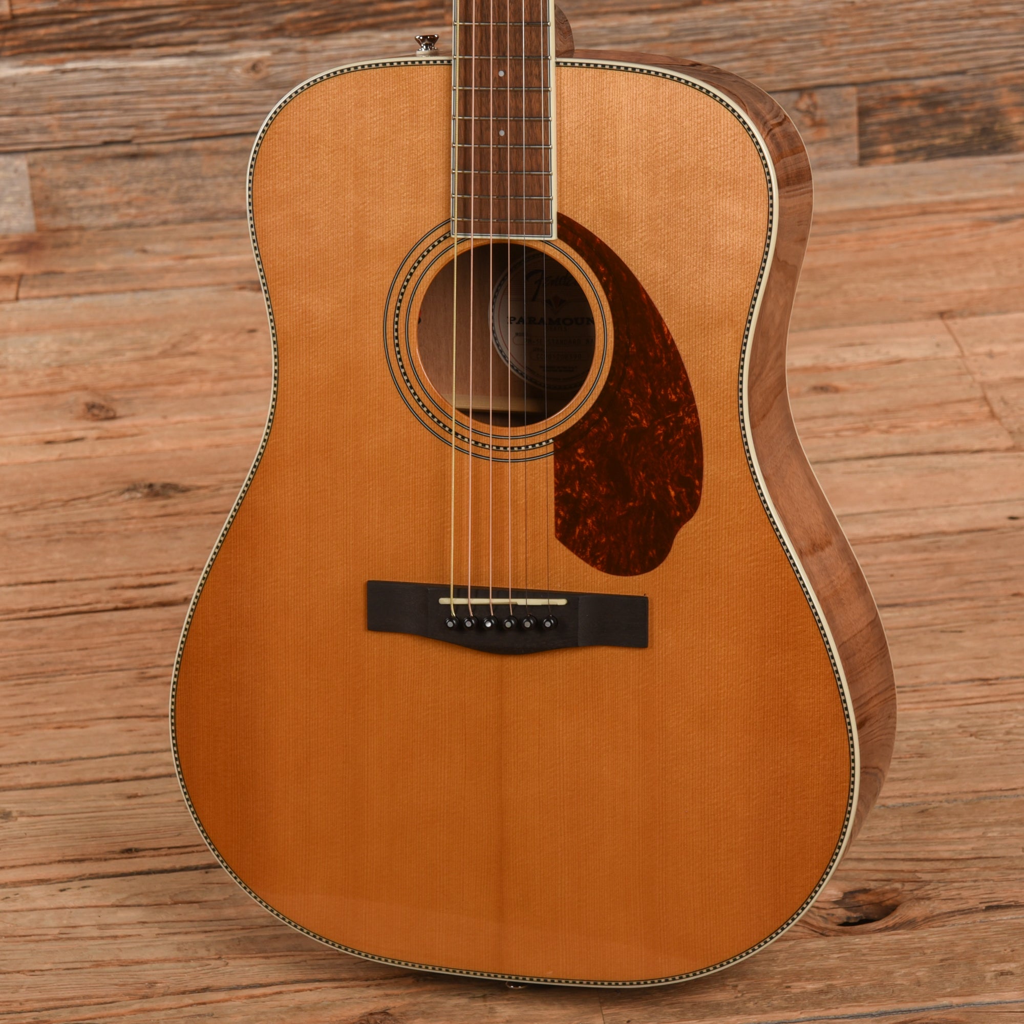 Fender Paramount PM-1E Standard Natural Acoustic Guitars / Dreadnought