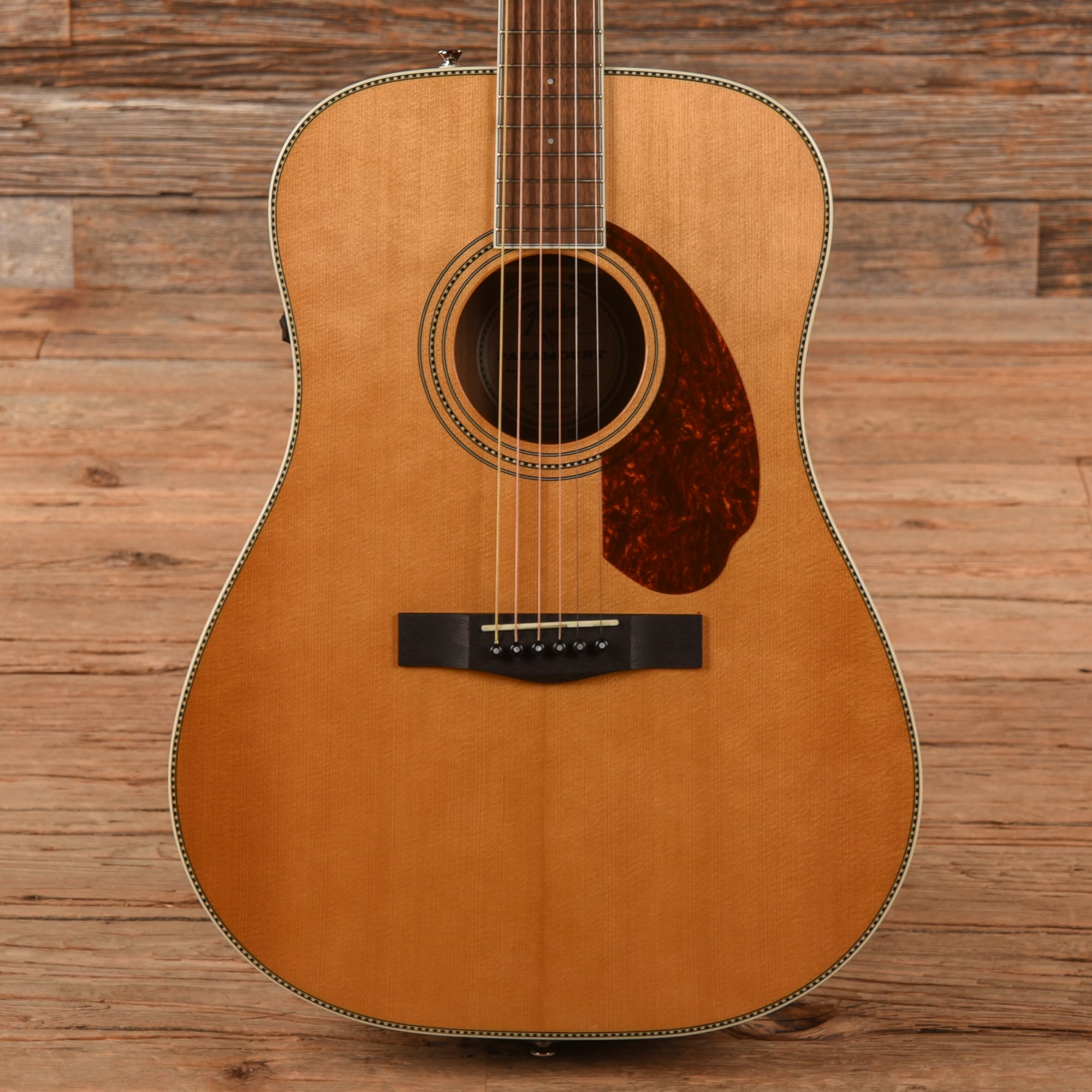 Fender Paramount PM-1E Standard Natural Acoustic Guitars / Dreadnought