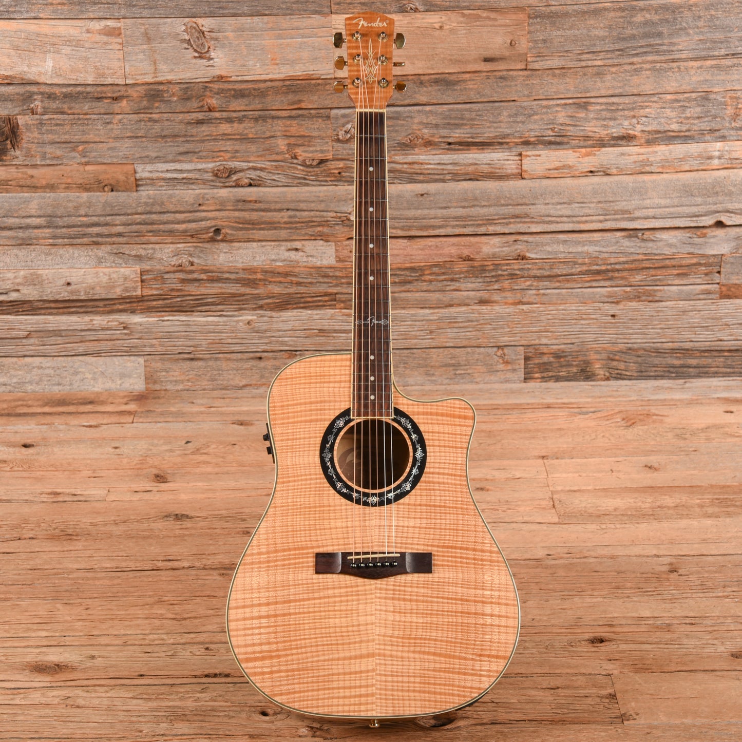 Fender T-Bucket 400CE Flame Natural 2014 Acoustic Guitars / Dreadnought
