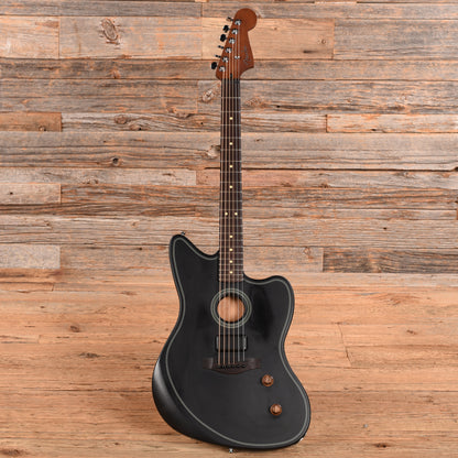 Fender Acoustasonic Jazzmaster Black 2025 Acoustic Guitars