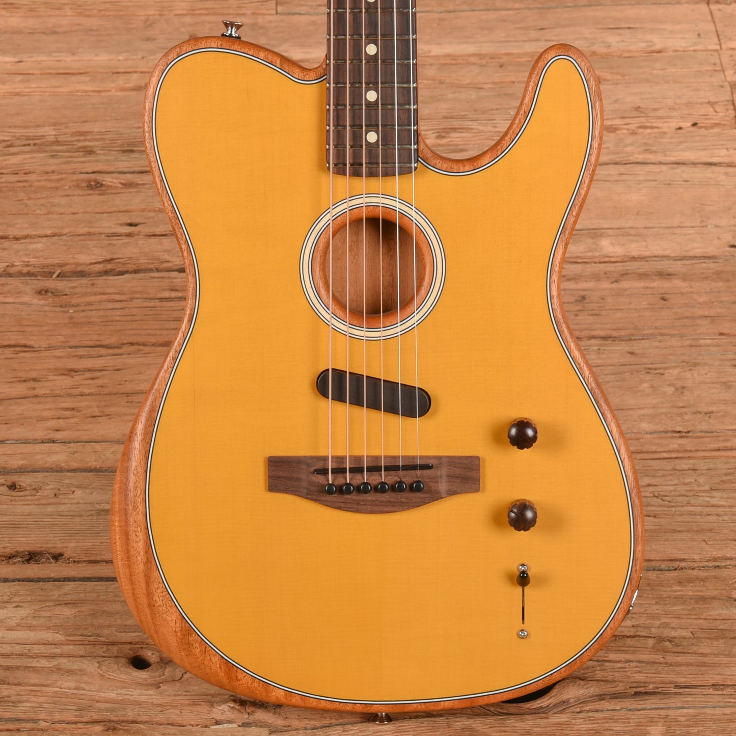 Fender Acoustasonic Player Telecaster Butterscotch Blonde Acoustic Guitars