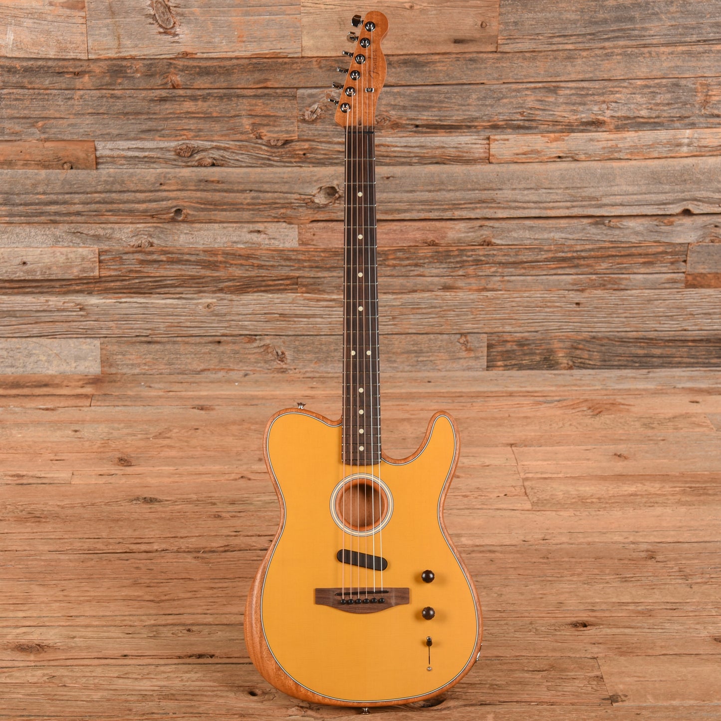 Fender Acoustasonic Player Telecaster Butterscotch Blonde Acoustic Guitars