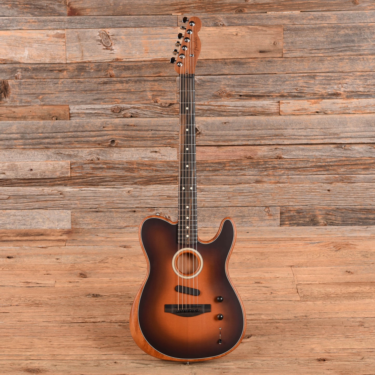 Fender American Acoustasonic Telecaster Sunburst 2021 Acoustic Guitars