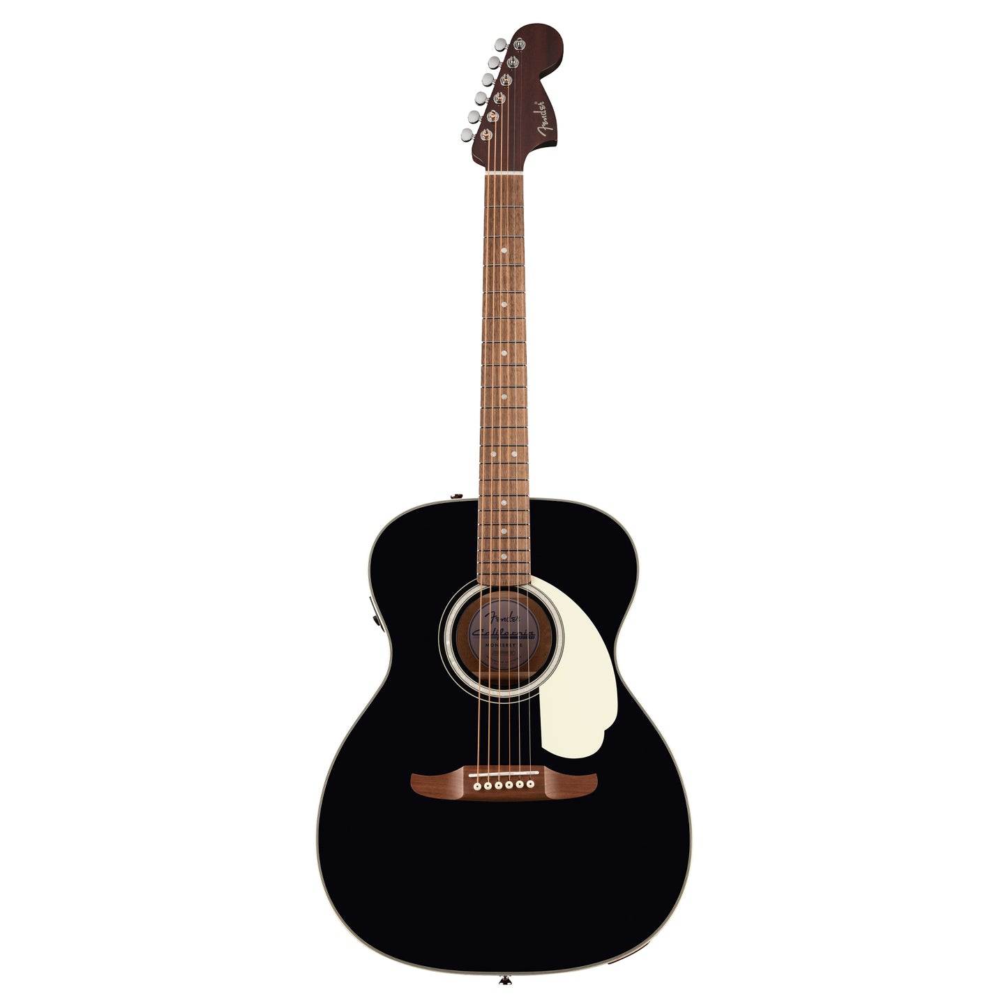 Fender California Deluxe Monterey E Black Acoustic Guitars