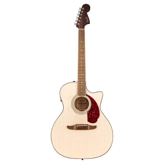 Fender California Deluxe Newporter CE White Blonde Acoustic Guitars