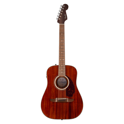Fender California Deluxe Redondo Jr. E Natural Mahogany Acoustic Guitars