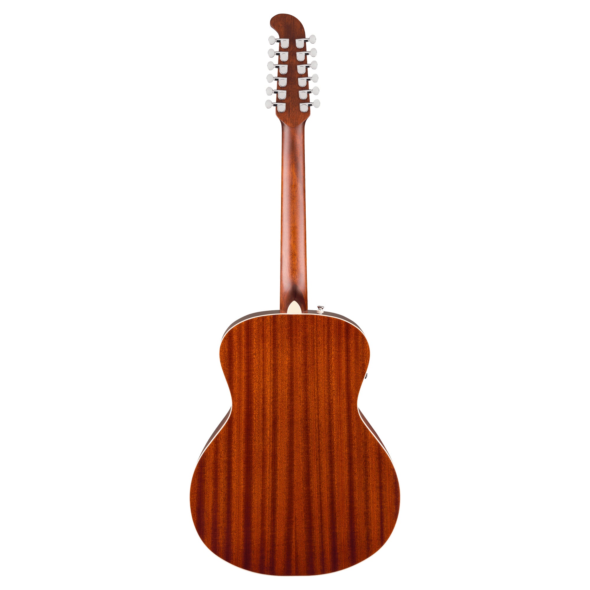Fender California Deluxe Villager E 12-String Black Acoustic Guitars