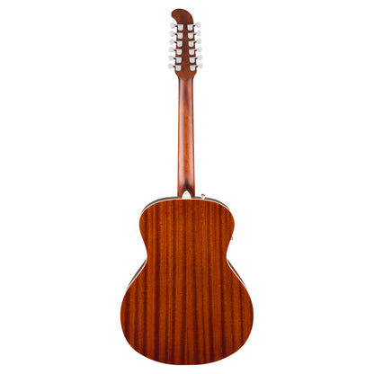 Fender California Deluxe Villager E 12-String Black Acoustic Guitars