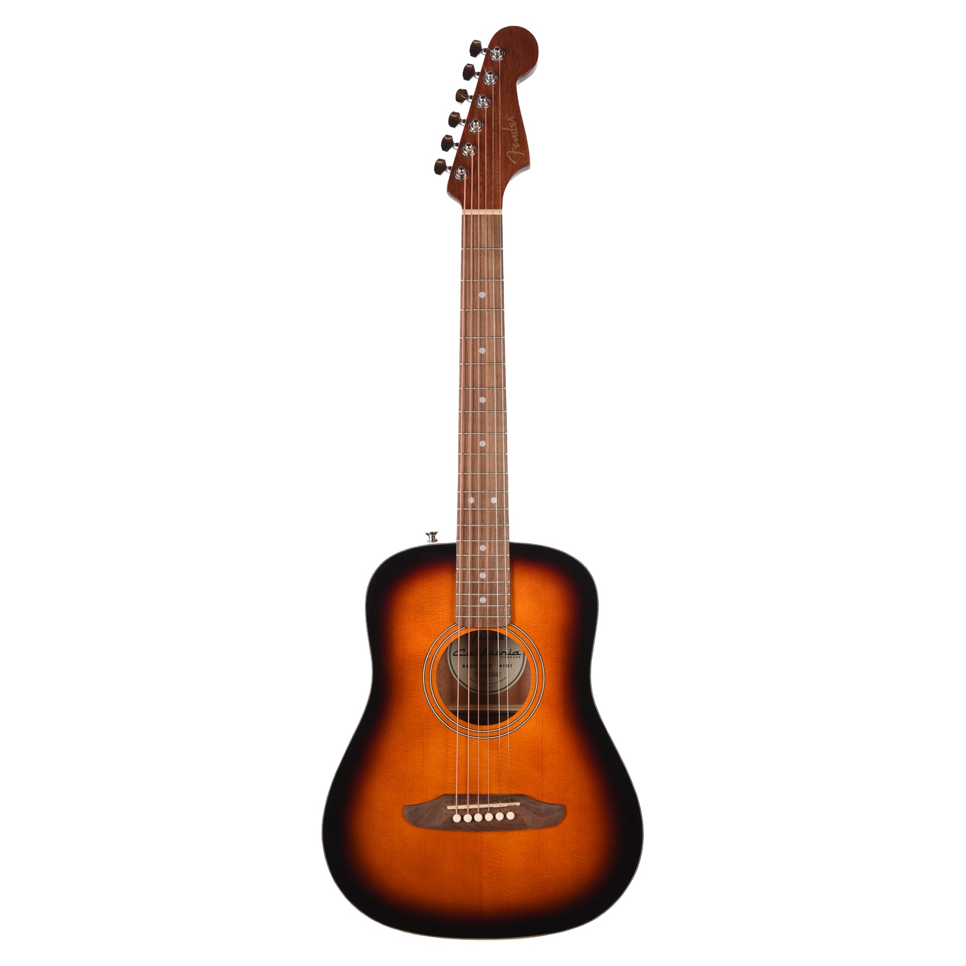 Fender California Standard Redondo Mini 3-Color Sunburst Acoustic Guitars