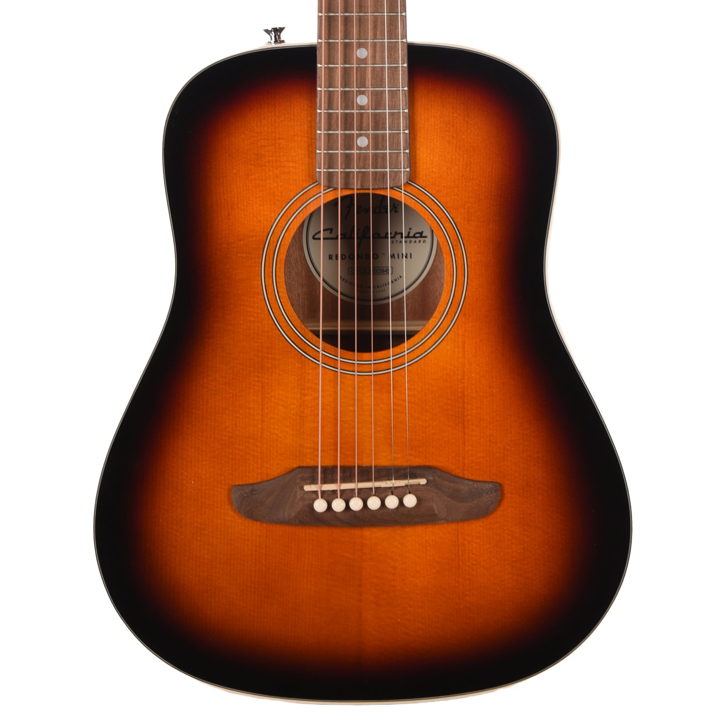 Fender California Standard Redondo Mini 3-Color Sunburst Acoustic Guitars